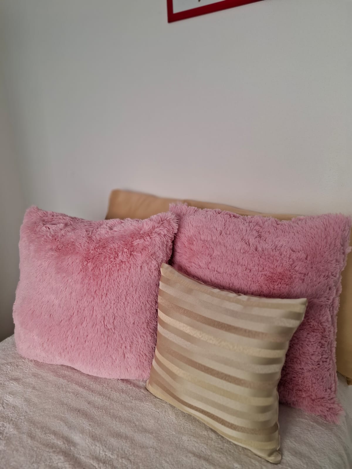 💗 Suave Cojín Cuadrado de Peluche Rosa: Tu dosis diaria de abrazos y confort 💗
